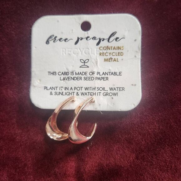 Free people Laura Recycled gold Earrings - Picture 3 of 3